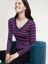Maglia a righe lurex image number 0