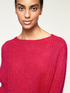Mohair blend Openwork boxy sweater image number 2