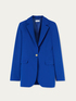 Single-breasted solid colour blazer image number 3