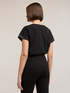Two-tone cotton blend T-shirt image number 1