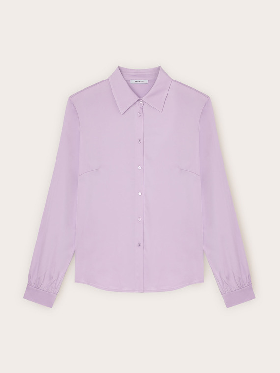 Viscose satin shirt