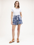 Shorts con cintura fantasia foulard image number 3