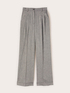 Striped linen blend palazzo pants image number 4
