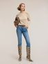 Wool blend sweater with jewel details image number 0