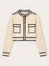 Cardigan avec bordures contrastantes image number 4