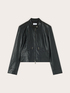 Veste biker avec col mao image number 4