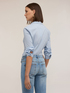 Striped poplin shirt image number 1