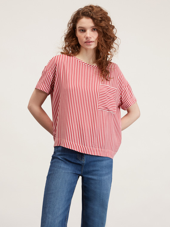 Floaty striped blouse