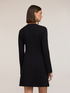Flared dress in Milano stitch image number 3