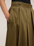 Cotton blend pleated skirt image number 3