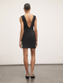 Sheath cut dress with plunging neckline image number 1
