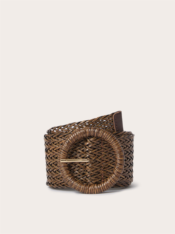 Ceinture tress&eacute;e avec boucle