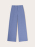 Wide-leg trousers in linen blend image number 4