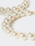 Boucles d’oreilles en forme d’anneau avec perles image number 1