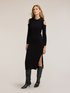 Cut-out knit tube dress image number 0