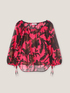 Summer floral patterned blouse image number 3