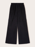 Linen blend cargo palazzo trousers image number 4
