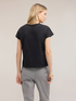 T-shirt in jersey con ricami sangallo image number 1