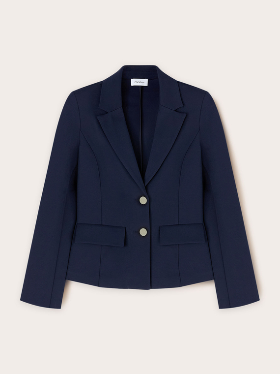 Ungefütterter Blazer aus Punto Milano