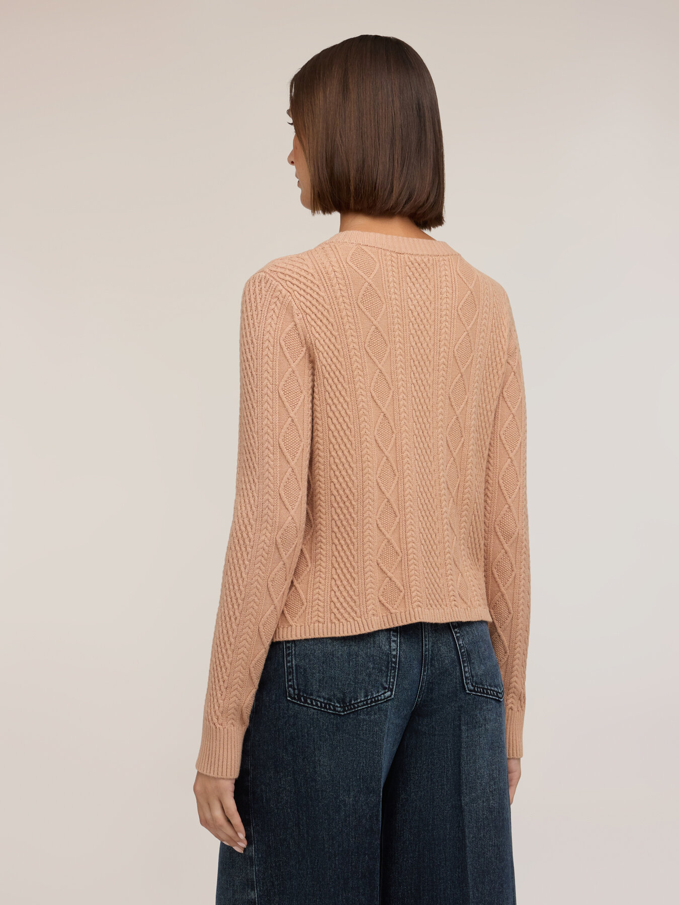 Cardigan tricotat cu &icirc;mpletituri image number 1