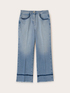Jeans cropped light blue image number 4