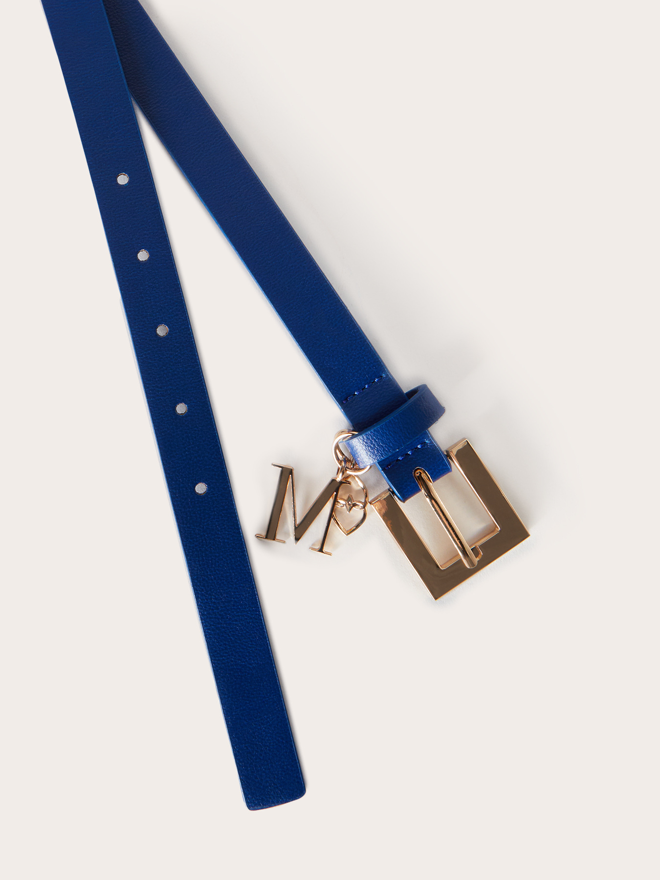 Cintur&oacute;n de tejido revestido con colgantes image number 2