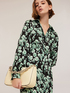 Coated fabric shoulder bag image number 0