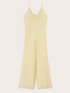 Long pleated georgette jumpsuit image number 4