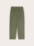 Pleated linen blend trousers with cuffs image number 4