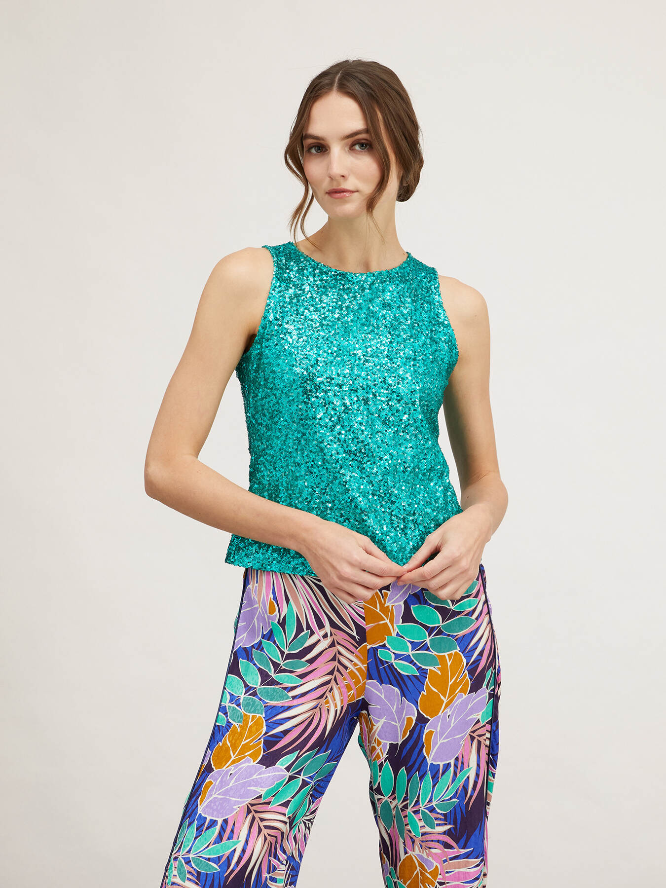 Top full paillettes image number 2