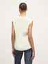 Sleeveless flowing blouse image number 1