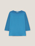 T-shirt bimaterica maniche tre quarti image number 3