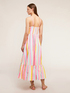 Striped summer oversized dress image number 1