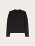 Viscose turtleneck sweater with chevron knit pattern image number 4