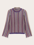 Pull lurex avec manches cloche image number 4