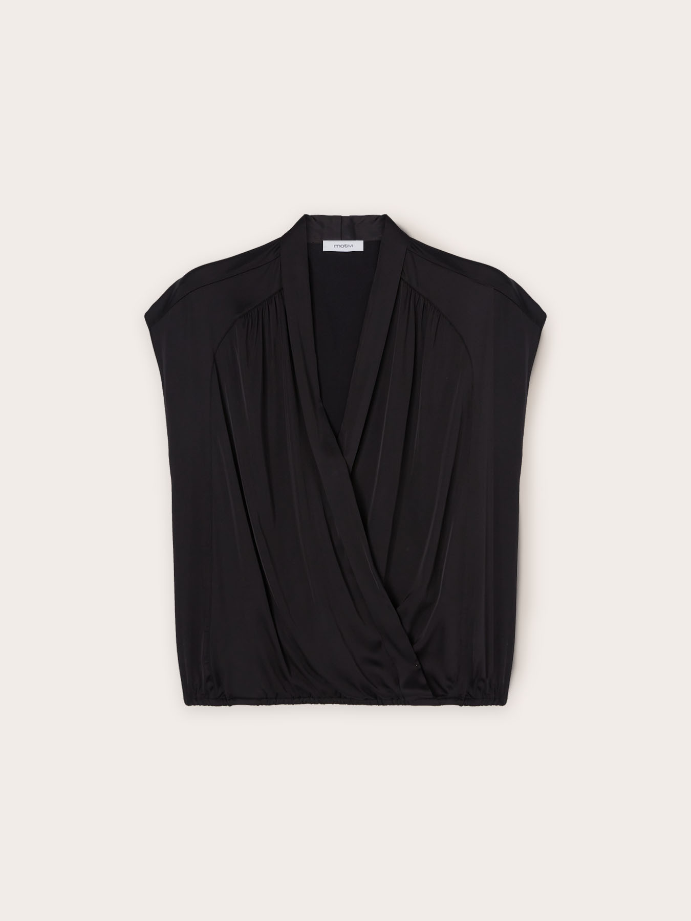 Blusa quimono de raso image number 4