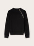 Turtleneck sweater with side zip image number 4