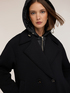 Abrigo peacoat con pechera interior image number 3