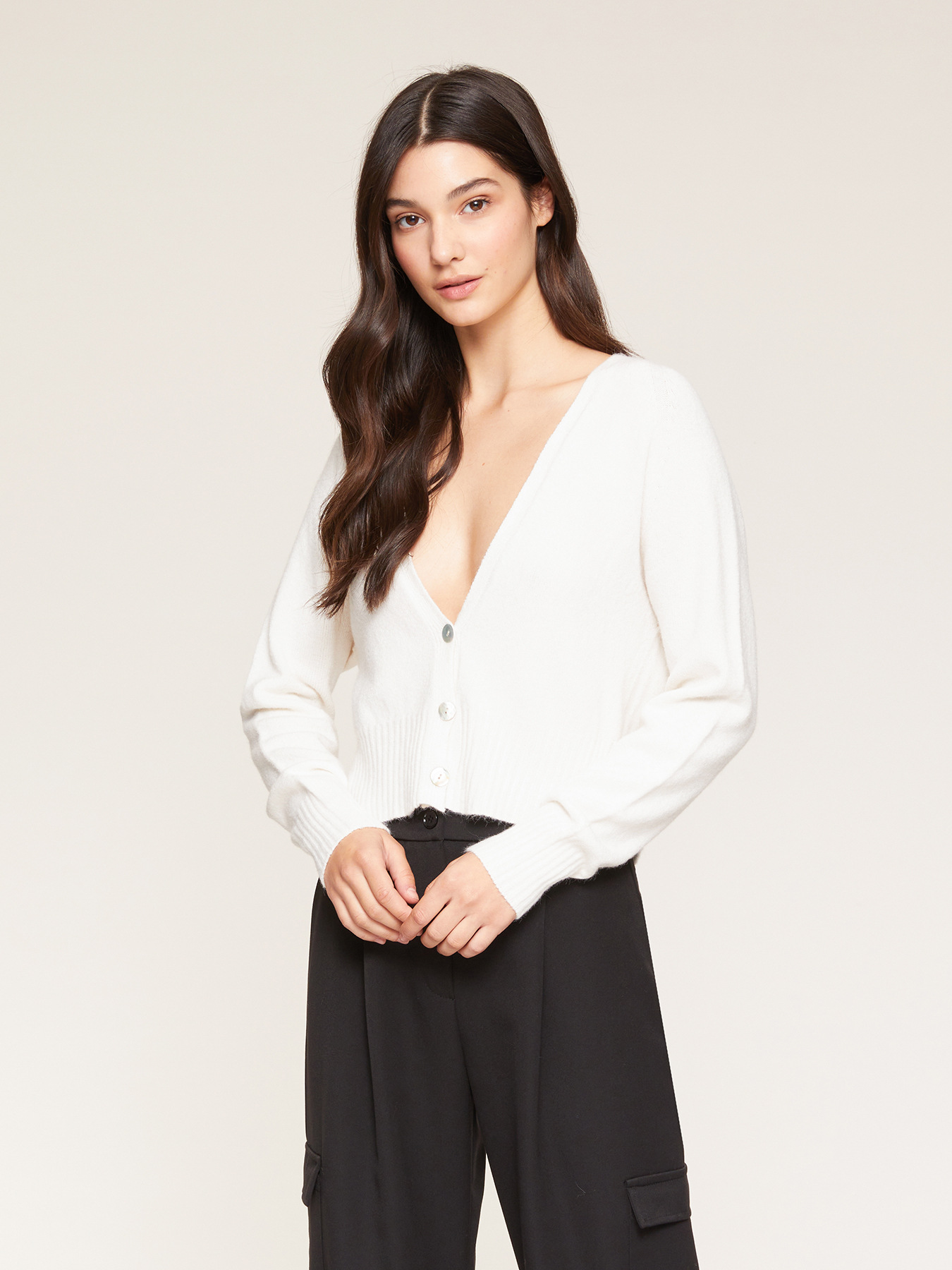 Cardigan scurt din tricot image number 0