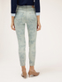 Jeans skinny in denim stampato image number 1