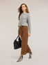 Ribbed wool-blend sweater with stones image number 2