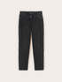 Blugi MUM fit cu broderie laterală cu pietre image number 4