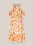 Floral patterned dress with flounces image number 3