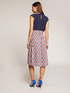 Geometrical patterned circle skirt image number 1