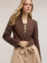 Check pattern spencer jacket image number 3