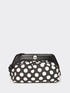 Oversized polka dot pattern clutch image number 0
