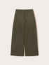 Pantaloni wide con dettaglio ajour&eacute; image number 4