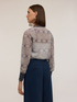 Maglia fantasia geometrica con top image number 1