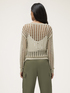 Lurex-Pullover mit Lochmuster image number 1