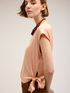 Blouse en satin avec n&oelig;ud image number 2
